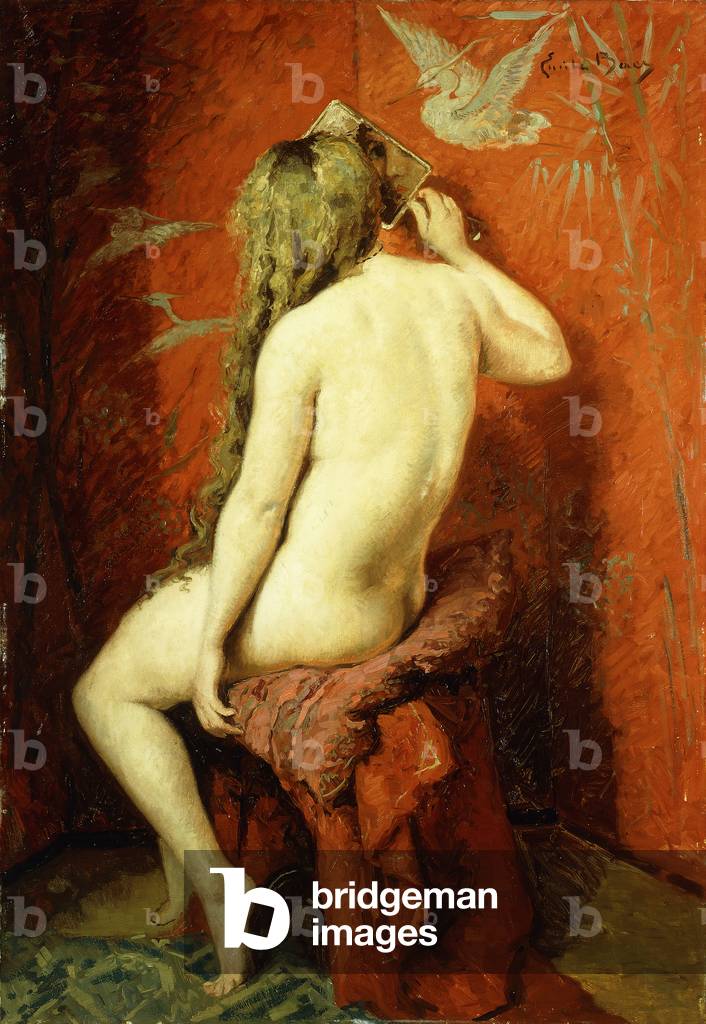 Nude from the Back; Nu de Dos (oil on canvas)