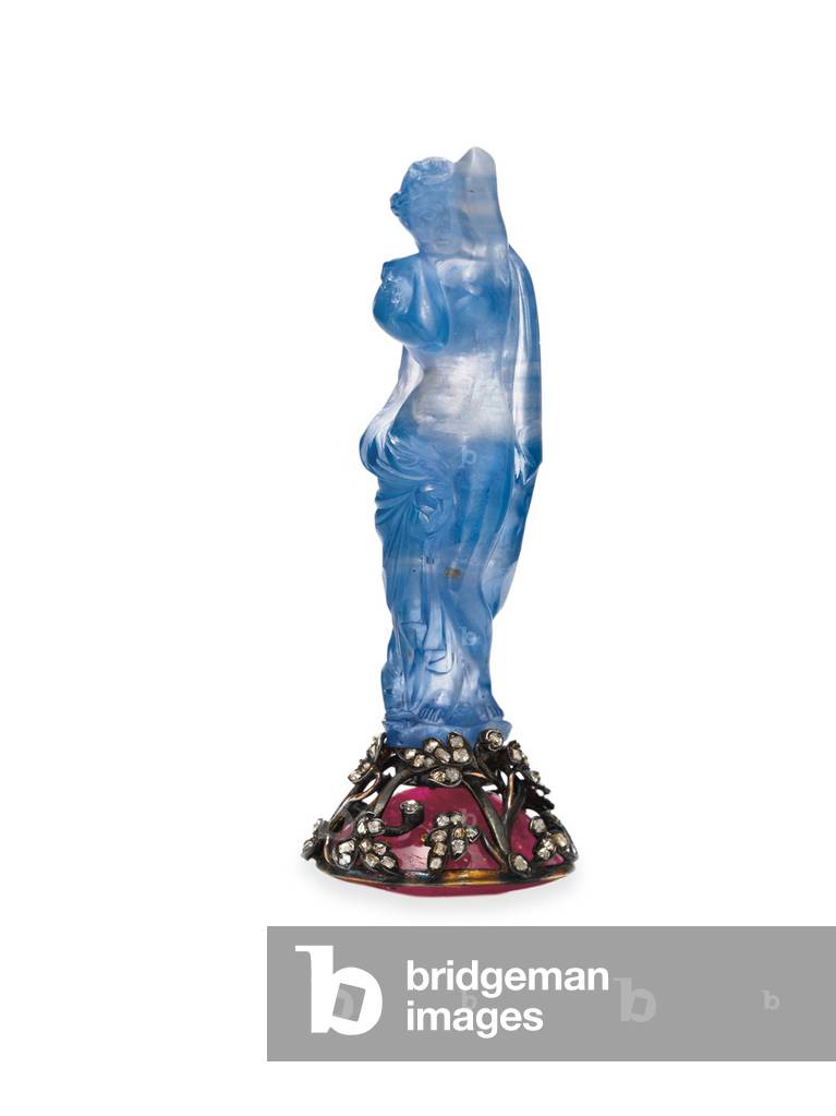 'Blue Venus' sculpture, c.mid 19th century (sapphire, spinel & diamonds)