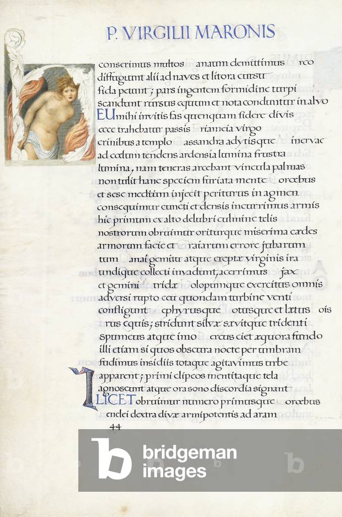 Cassandra Bound, 1874-c.1919 (w/c on vellum)