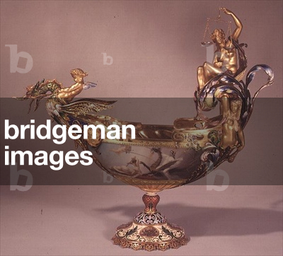 Louis XVI gold and enamel cup by Charles Lepec