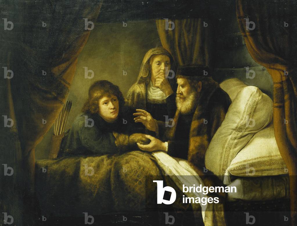 Issac Blessing Jacob, c.1640 (oil on canvas)