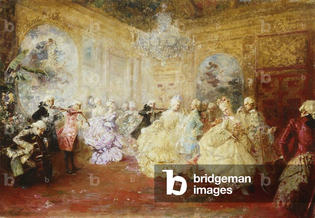 The Ball (oil on canvas)