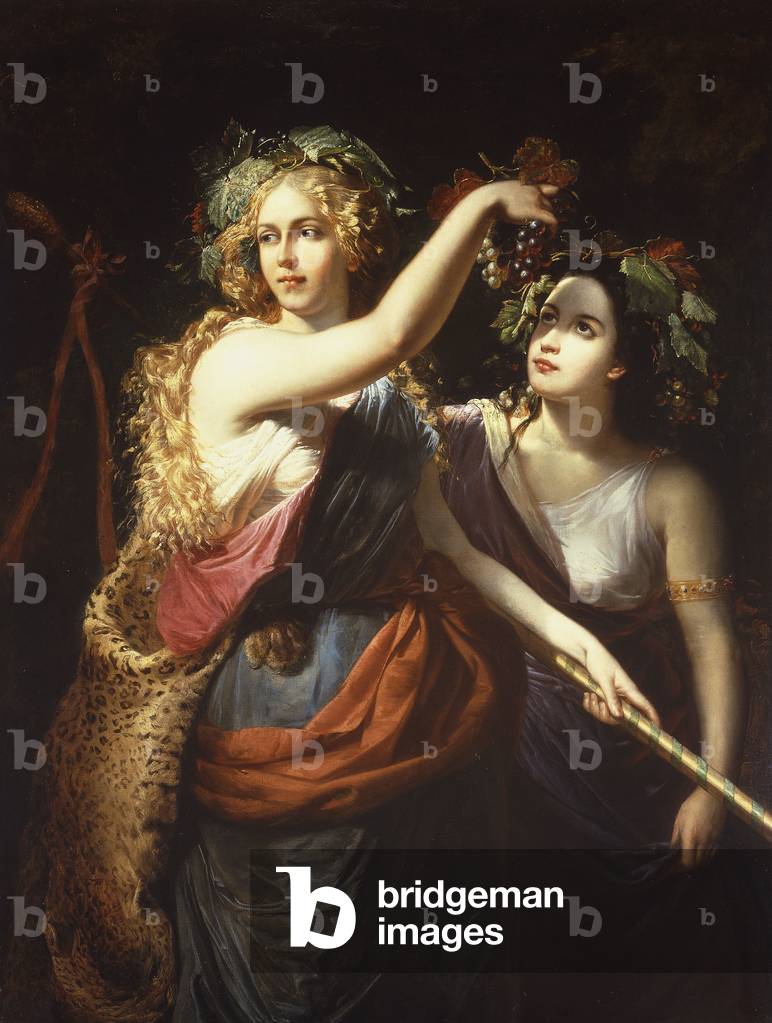 The Bacchantes,  (oil on canvas)