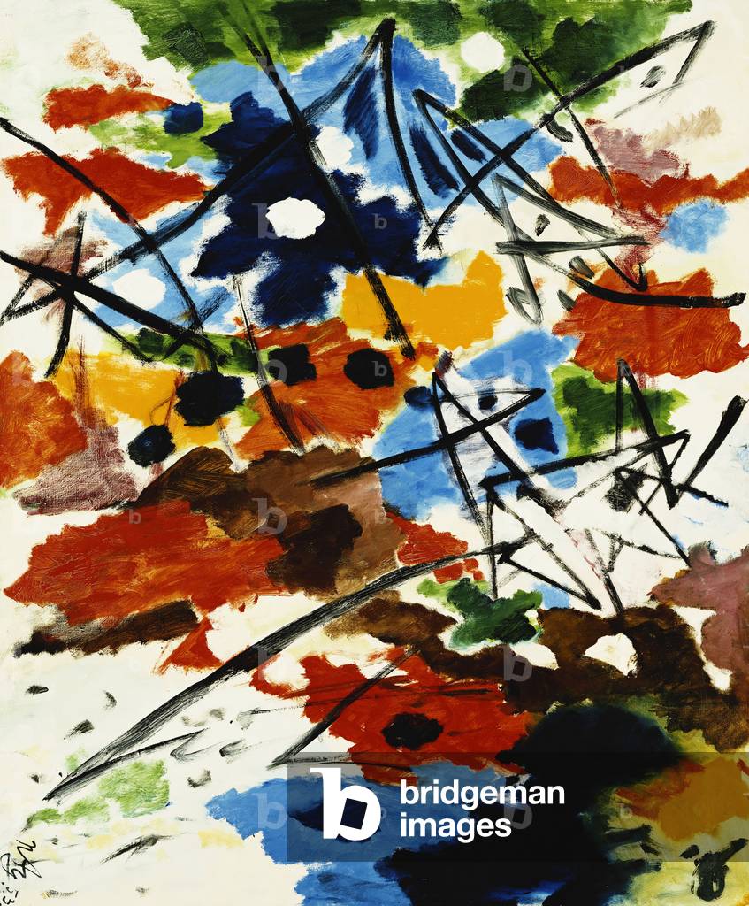 Gabelungen, 1953 (oil on canvas)
