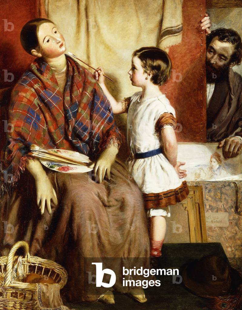 A First Attempt, 1860 (oil on canvas)