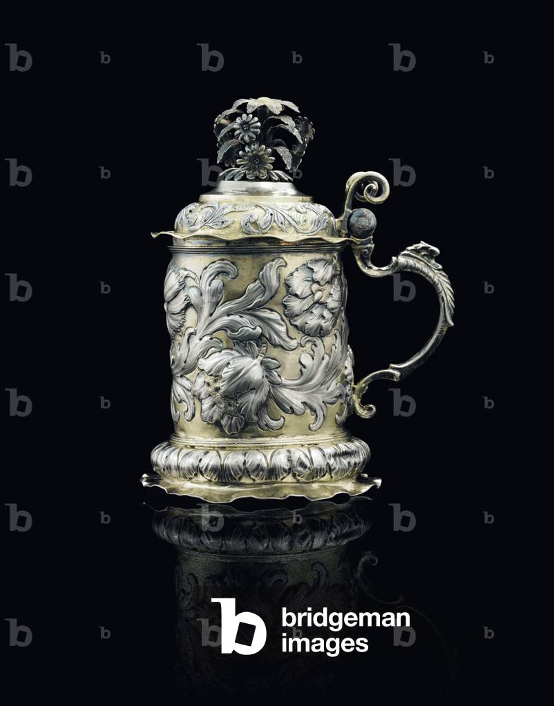 Tankard, Basel, late 17th century (parcel-gilt silver)
