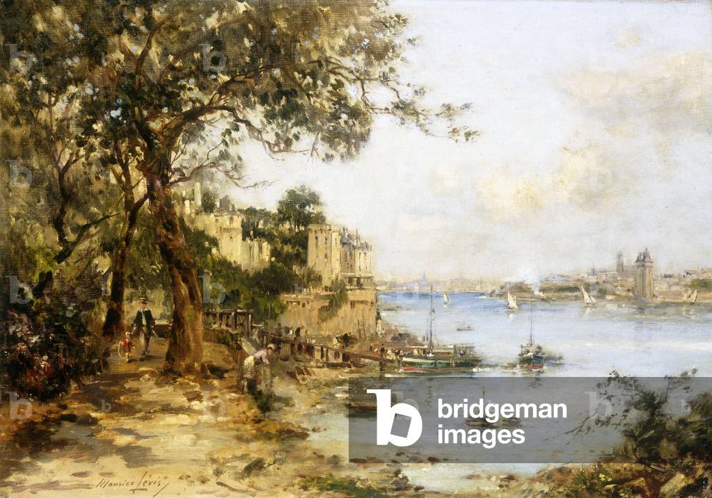 Debarkation at Dinard (oil on canvas)