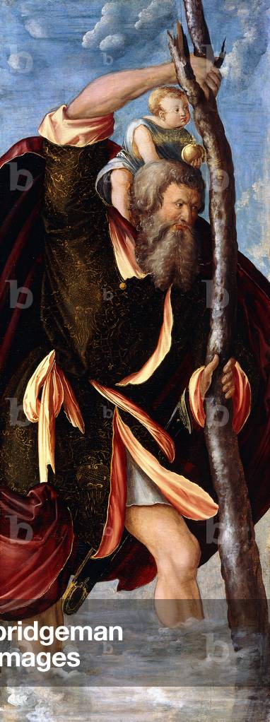 Saint Christopher, 1517 (oil on panel)