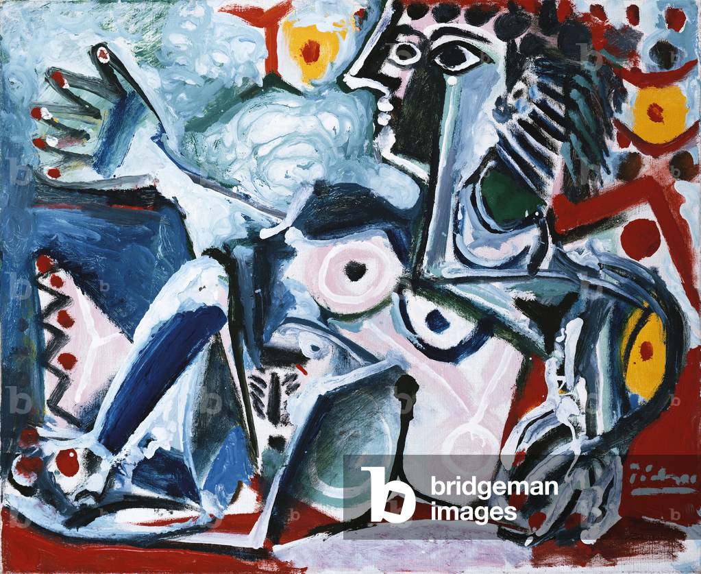 Nudo appoggiato su alcuni cuscini, 1929 (olio su tela)