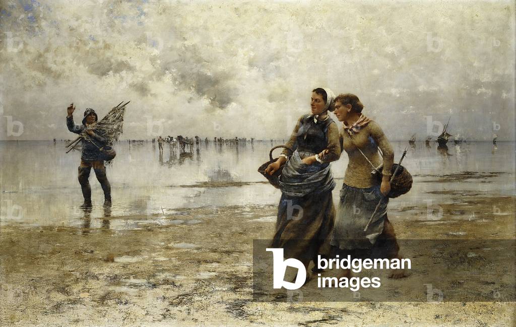 Low Tide,  (oil on canvas)