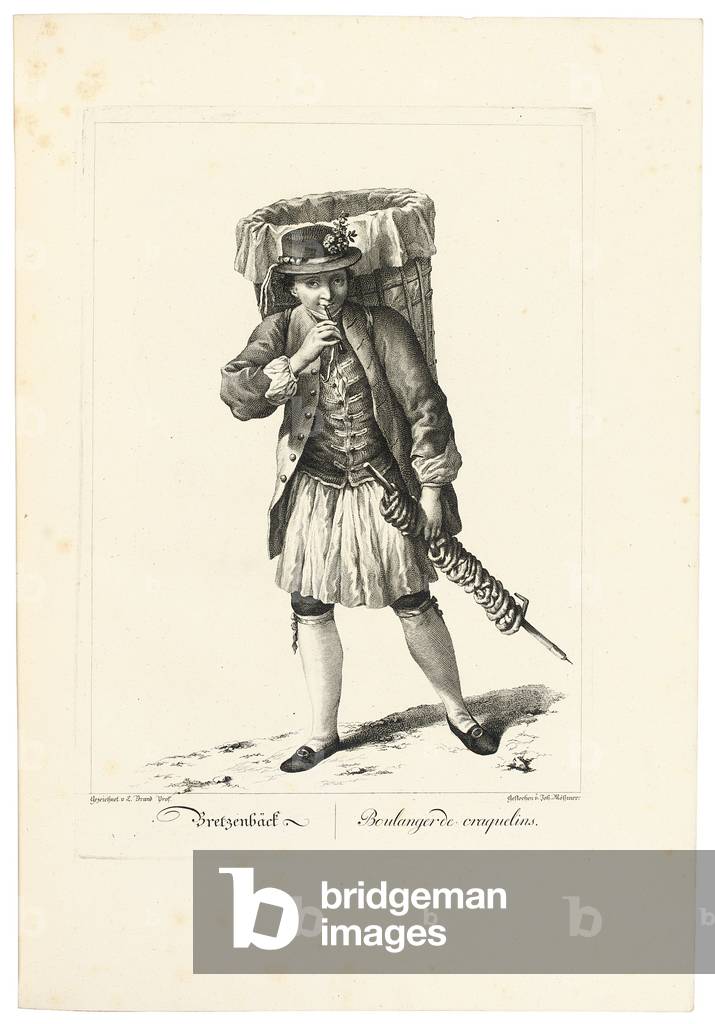 Baker of Craquelins, 1775 (engraving)