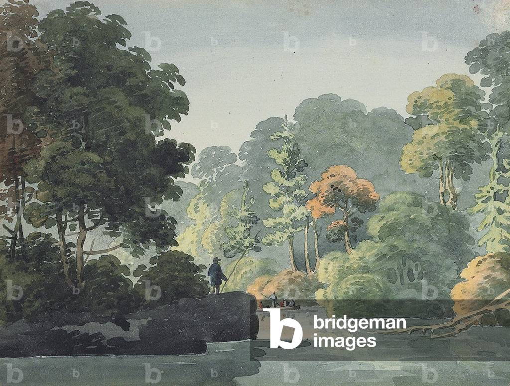 River St. Charles, 1810 (w/c on paper)