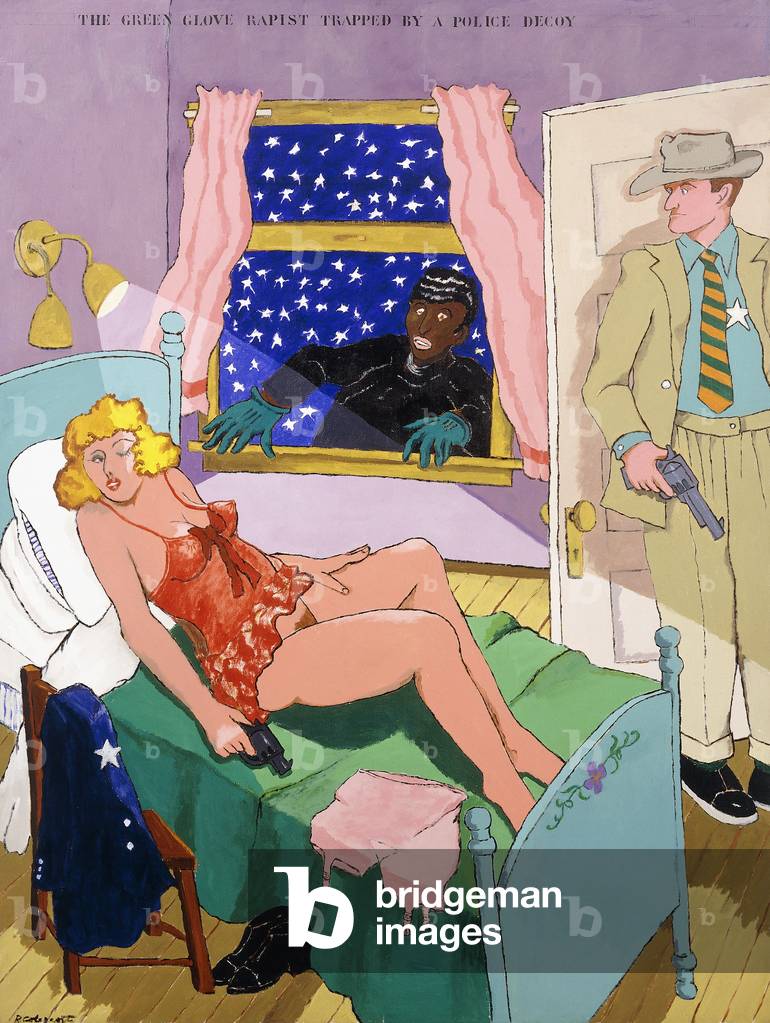 Green Glove Rapist, 1971 (acrylic on canvas)