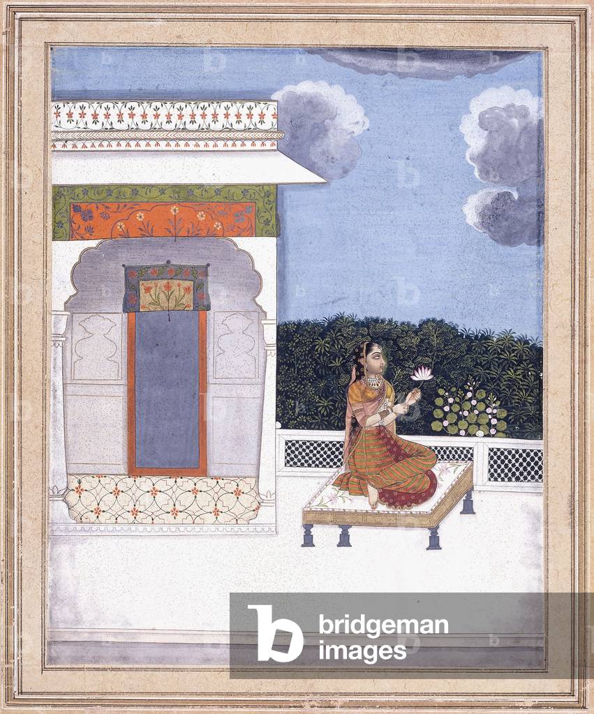 Malasri Ragini, c. 1760-70 (gouache with gold paint on paper)