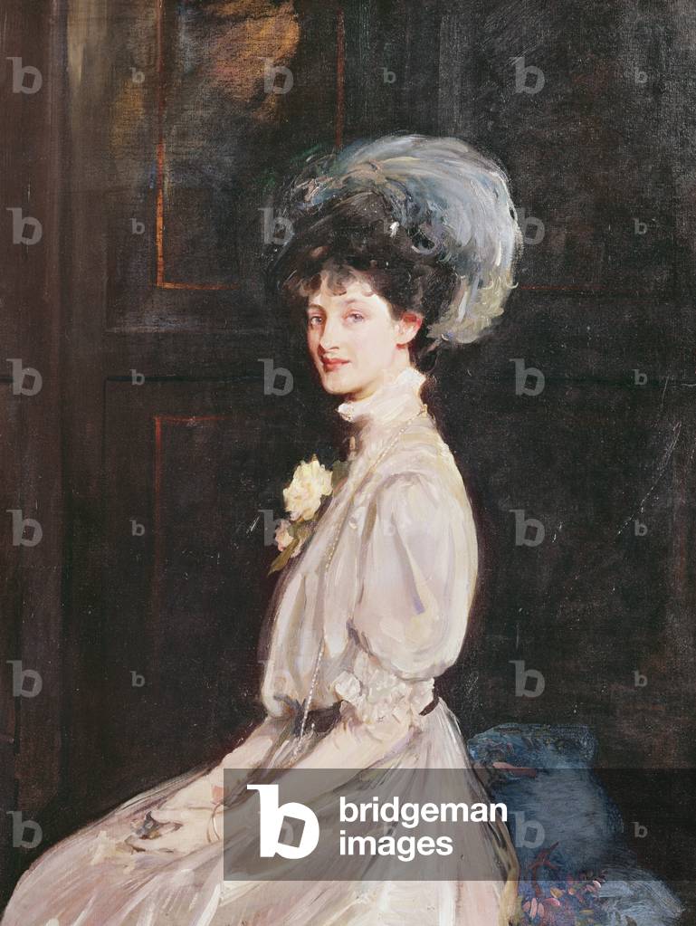 Blue Feathers (oil on canvas)