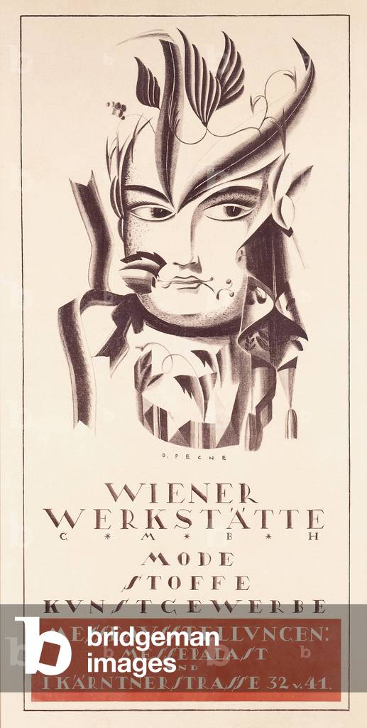 Wiener Werkstatte',  (lithograph in colours)