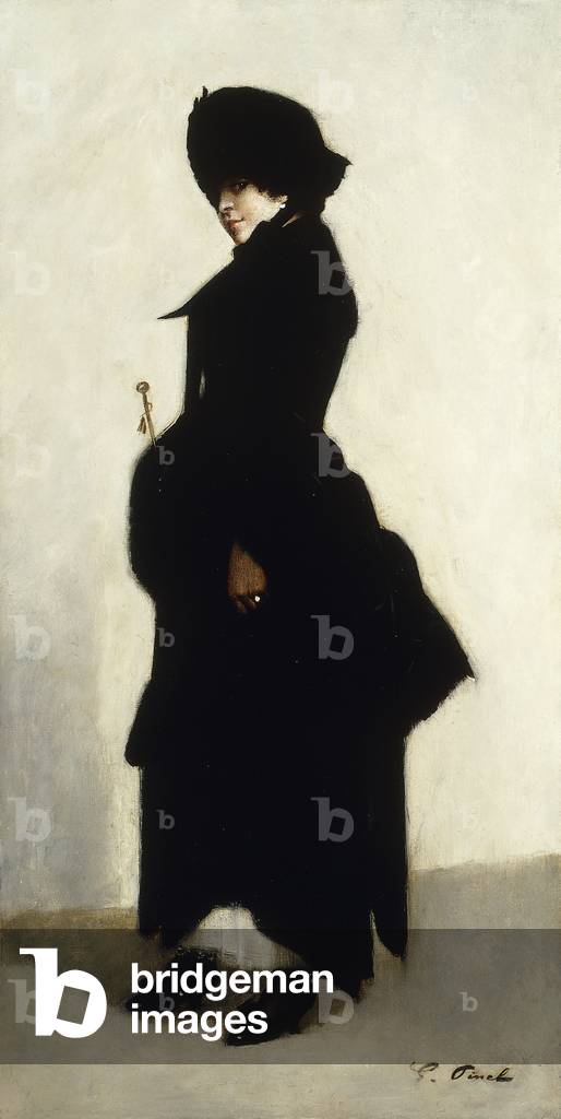 Elegant Ladies (oil on canvas)