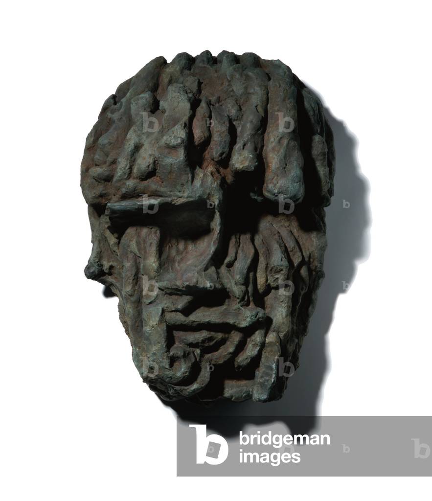 Portrait (Earth Mask), 2008 (bronze)