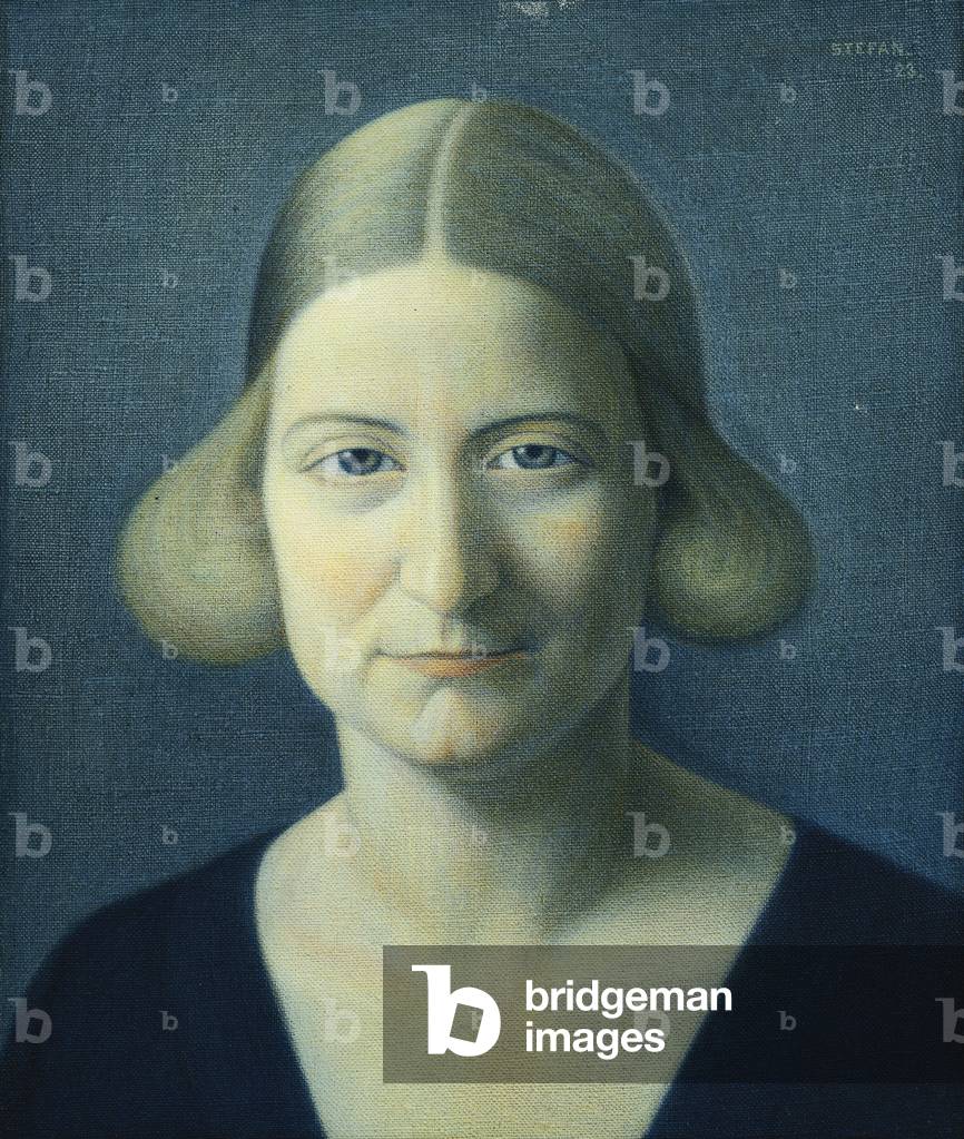 Portrait of a Woman, head and shoulders, 1923 (oil on canvas)