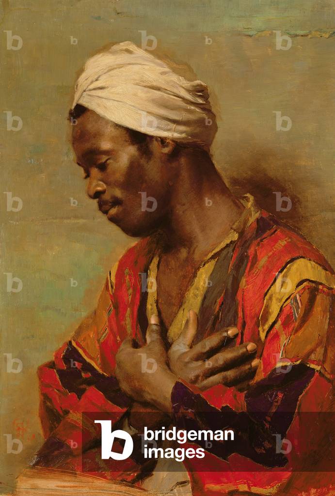 Un arabo in meditazione