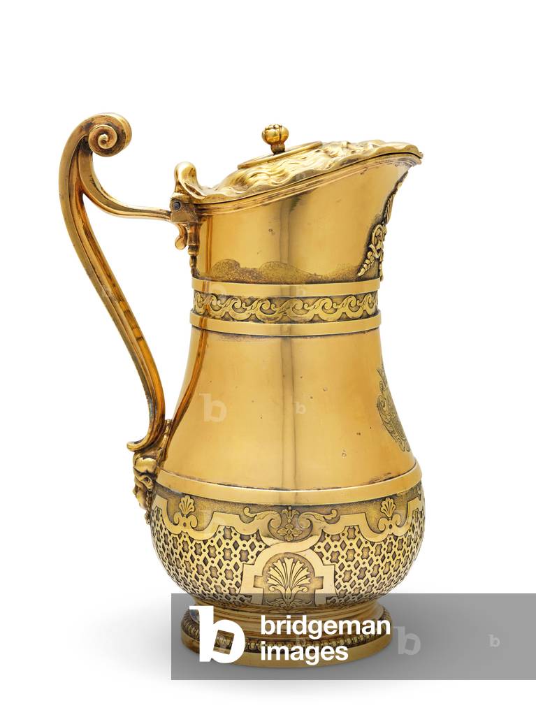 Ewer from the service of Charlotte Aglaé d'Orléans, Duchess of Modena and Reggio, 1719 (silver-gilt)