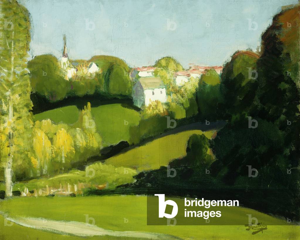 Countryside, Light and Shade; Paysage, Ombre et Lumiere, c.1920 (oil on canvas)