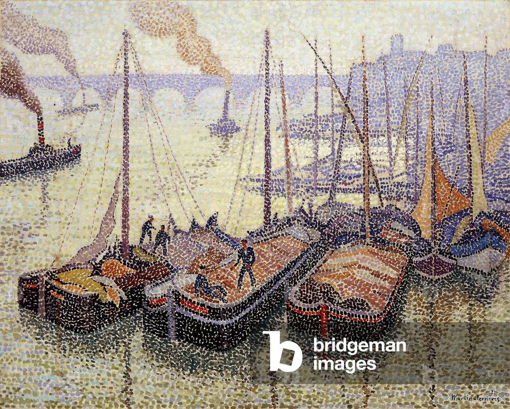 The Port of Bordeaux; Le Port de Bordeaux, 1921 (oil on canvas)