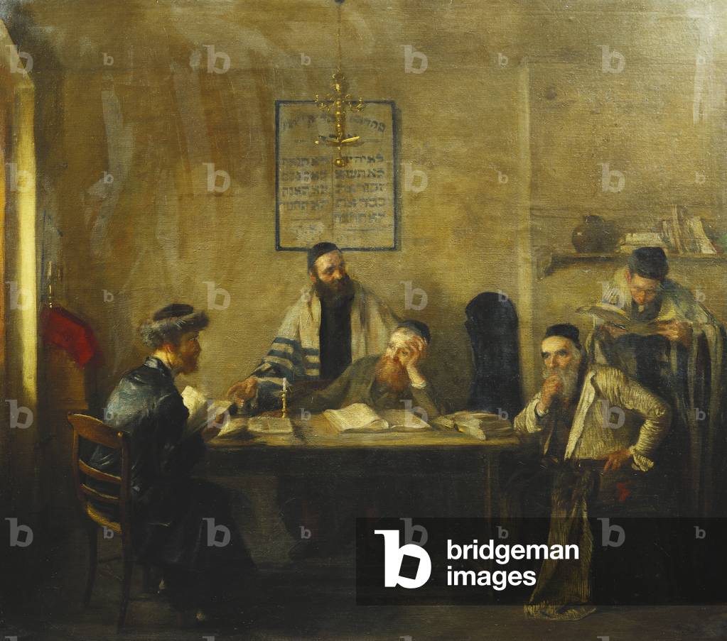 The Disputation, 1907 (oil on canvas)