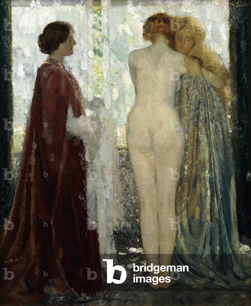 The Bridal Morning, (oil on canvas)