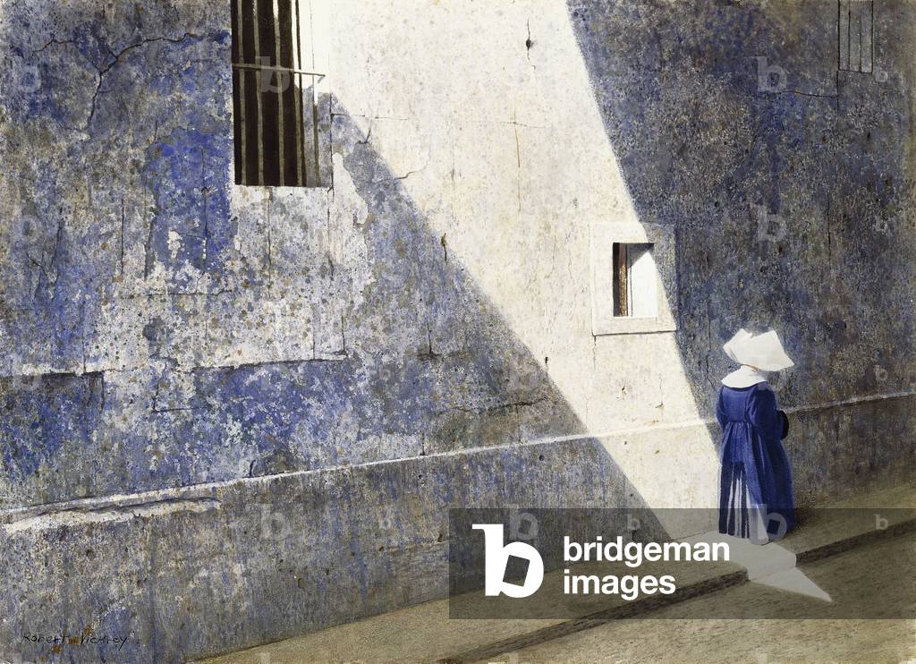 Light Shaft,  (tempera on board)