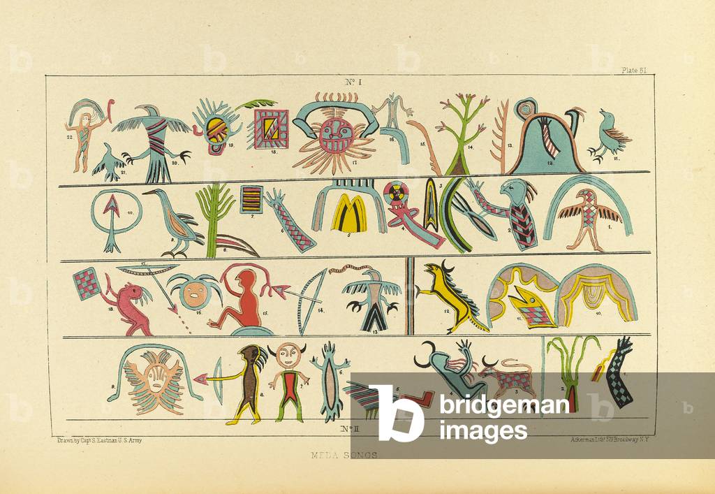 Meda Songs,  (colour engraving)