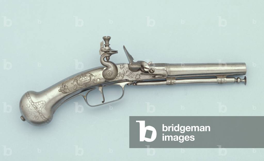 An all steel flintlock pistol, Jan Cloeter a Grevenbroich, c.1660 (steel)