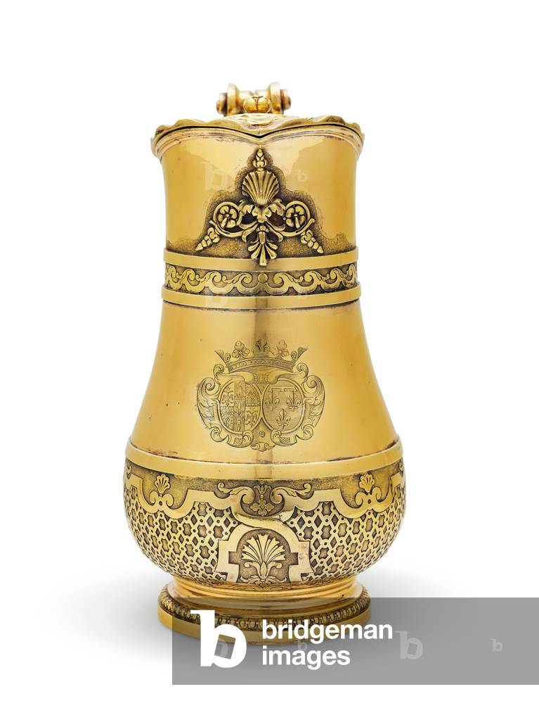 Ewer from the service of Charlotte Aglaé d'Orléans, Duchess of Modena and Reggio, 1719 (silver-gilt)