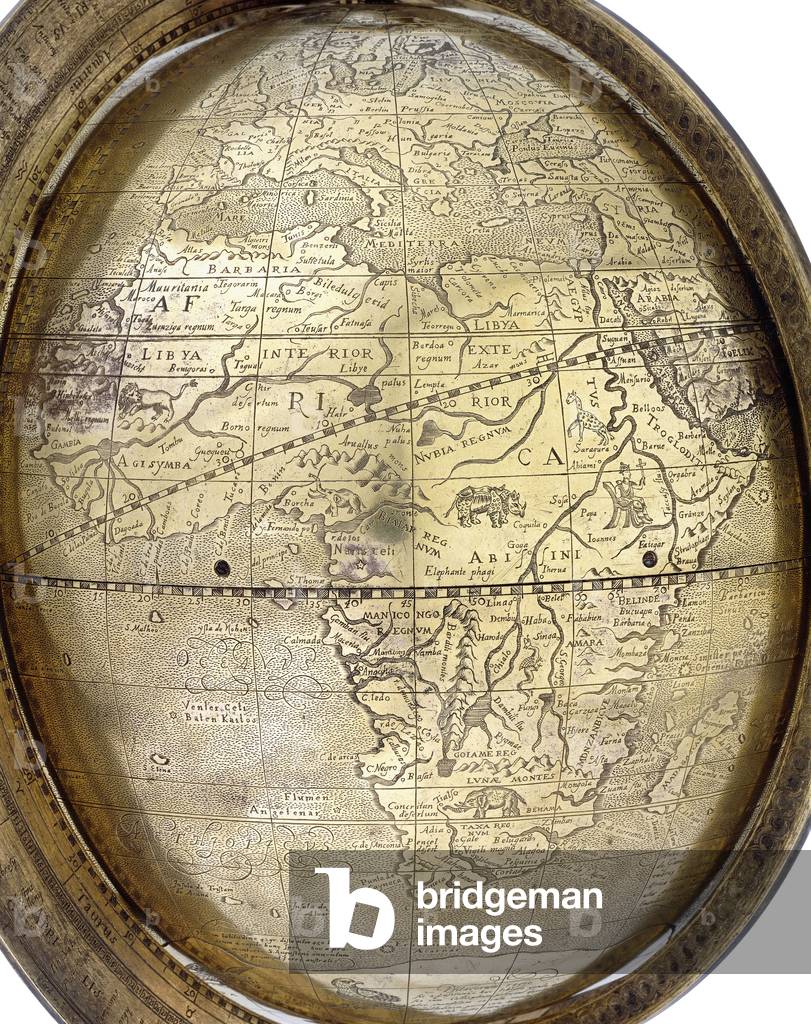 Globe, 1579 (gilt metal)