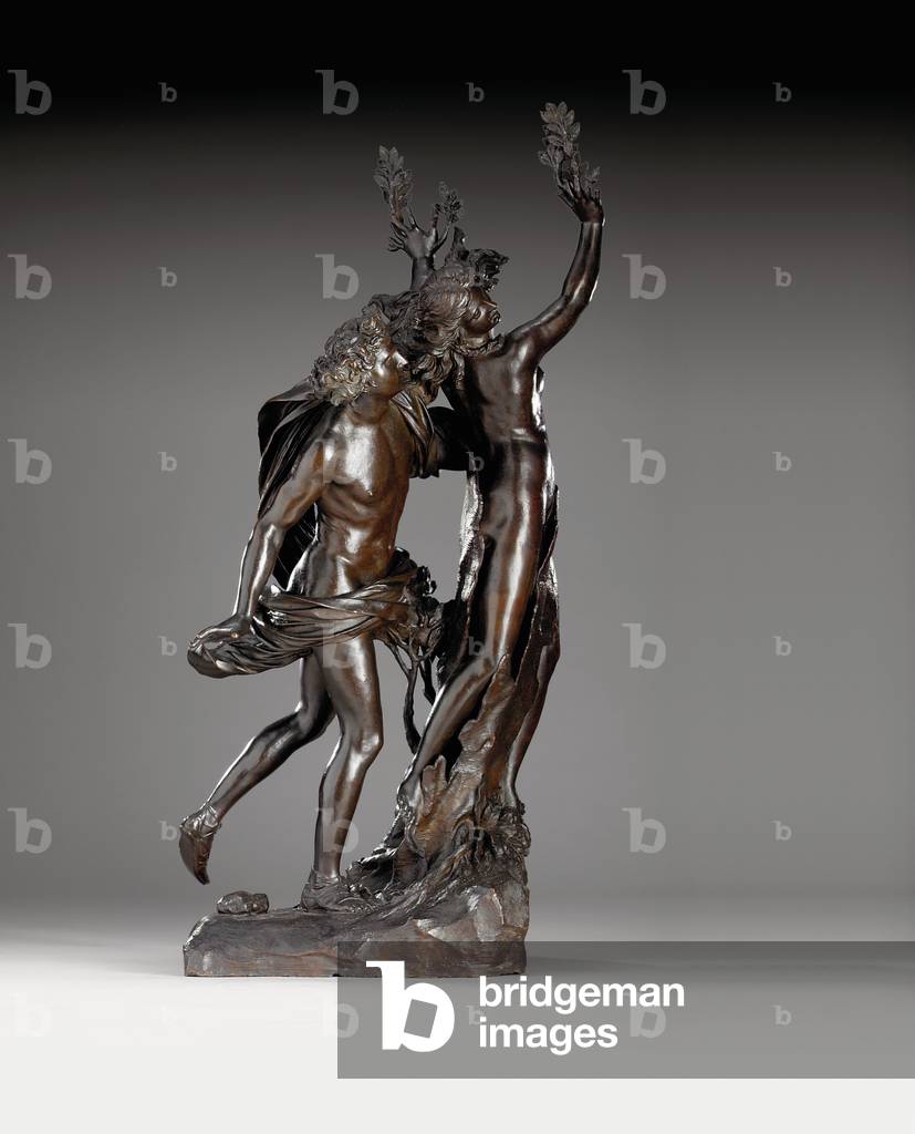 Group of Apollo and Daphne, after Gianlorenzo Bernini, c.1722 (bronze)