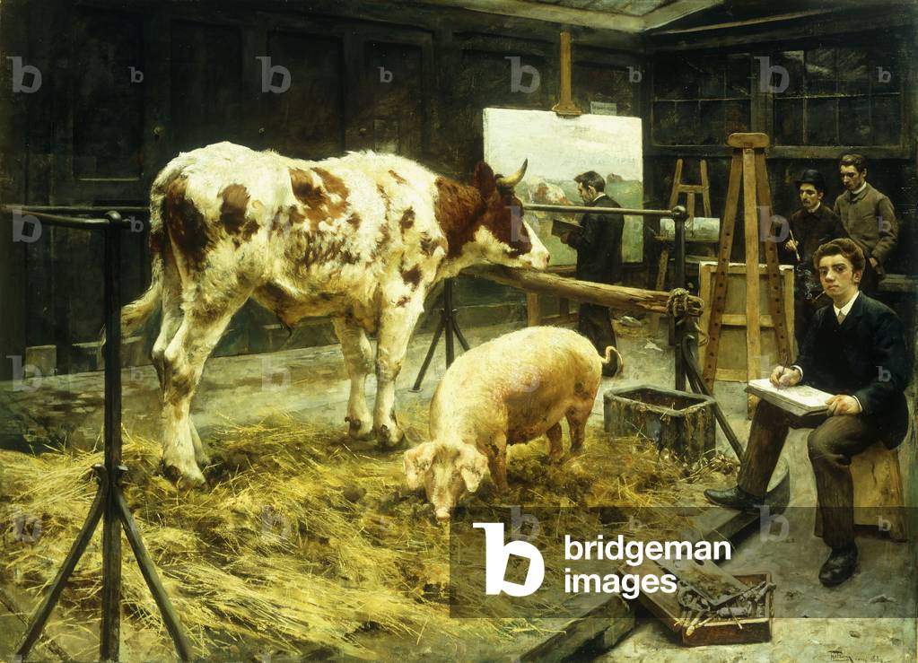 The Animal Painters, 1889 (oil on canvas)