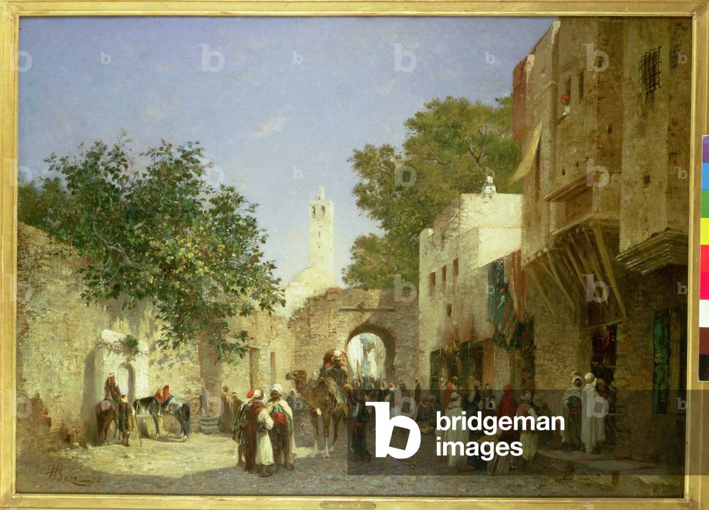 An Arab Street Scene, 1872 (oil on canvas)