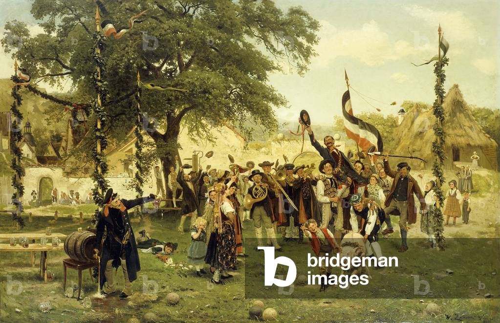 The Bowling Champion, 1882 (oil on canvas)