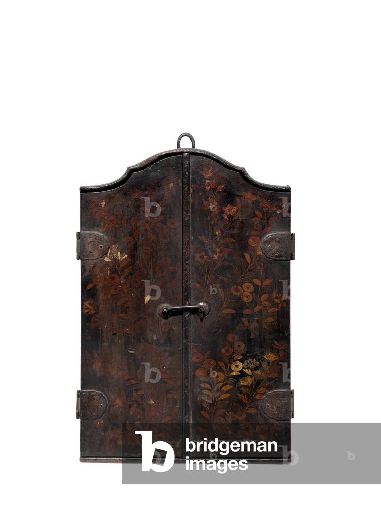 A Portable Christian Shrine (Seigan) Commissioned by the Portuguese Jesuits (oil on copper in case)
