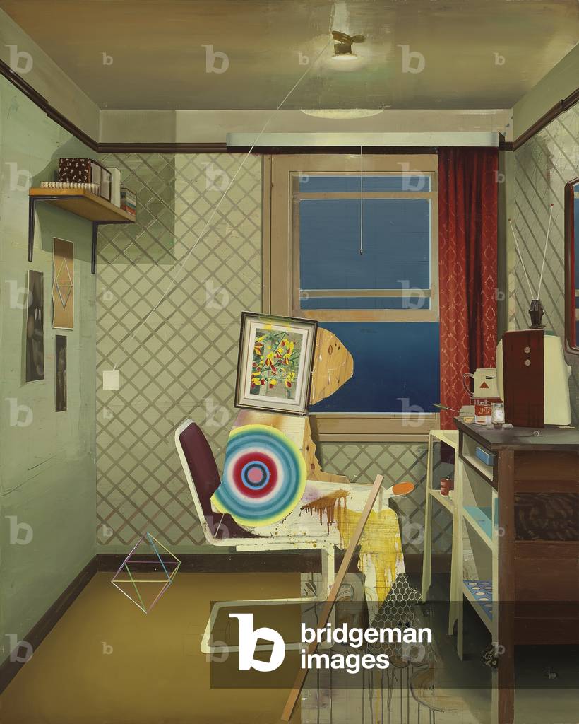 Invented Man; Erfundener Mann, 2003 (oil and charcoal on canvas)