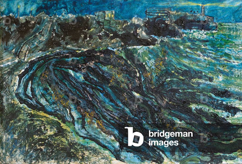 Cala Marcal, No. 1, 1984 (oil and mixed media on canvas)