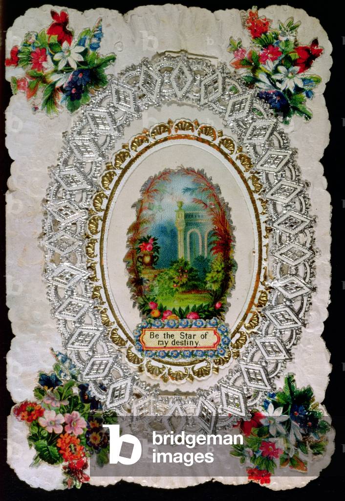 Be the Star of my Destiny - Victorian Valentine card