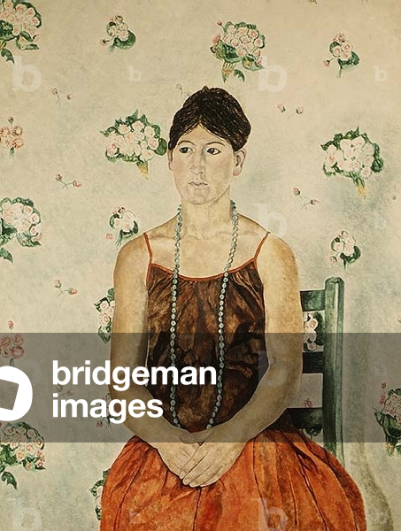 Portrait of Laetitia Yhap, 1960 (oil on canvas)