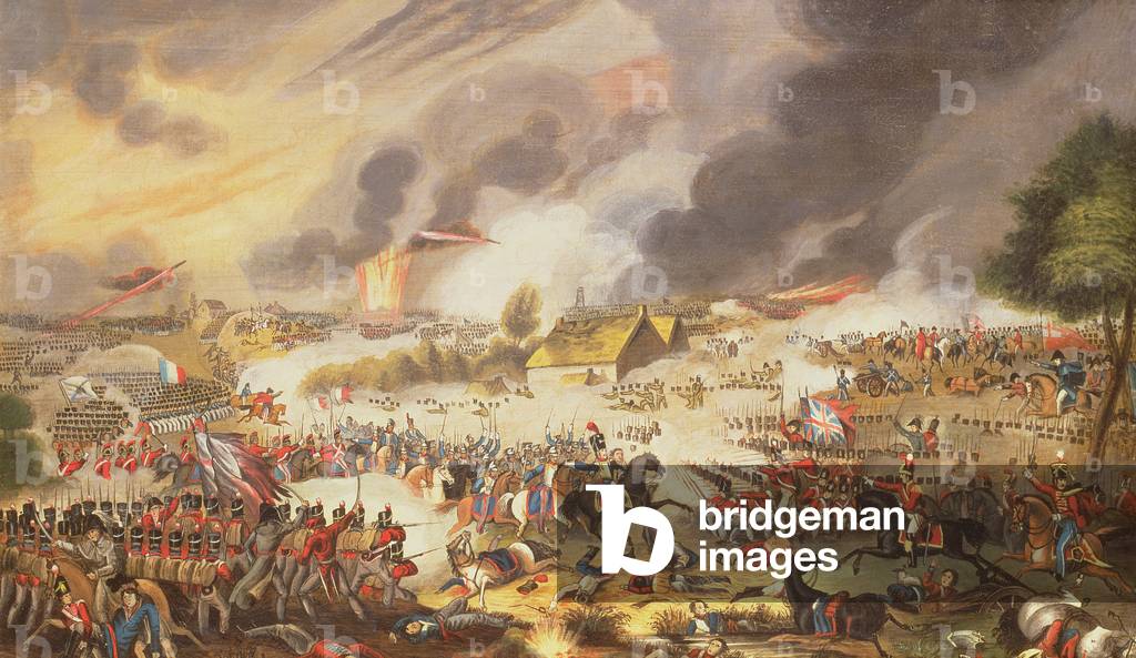 The Battle of Waterloo, 18th June 1815, 1842 (oil on canvas)
