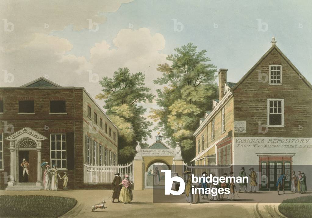 "Old Wells and Pump Room", 19. Jahrhundert von Thomas Hulley