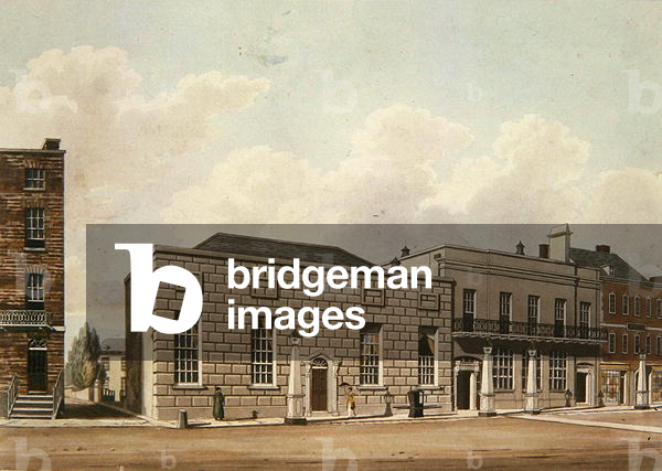The Assembly Room, Cheltenham, 1813 (colour litho)