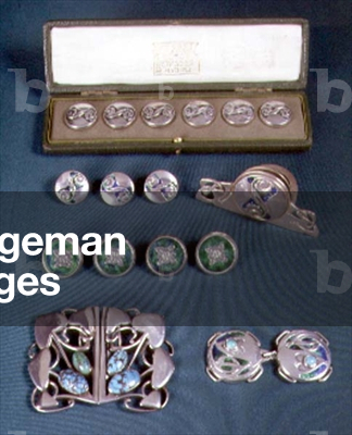Silver and enamel jewellery and metalwork by Liberty and Co. 1901-07