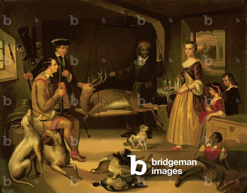 Mount Vernon in the Olden Times (oil on canvas)