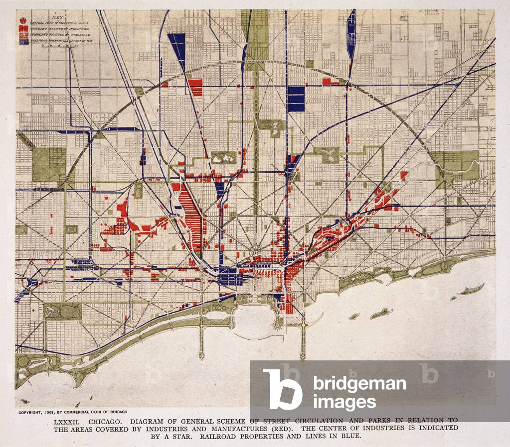 Plate LXXXII from Plan of Chicago