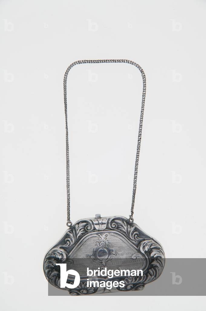Purse, 1863, Silver, No label